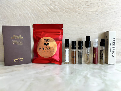 LOT of 10 Niche Perfume Fragrance Samples - NEW Authentic Brand Samples