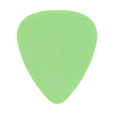 Delrin Light Green Guitar Or Bass Pick - 0.80 mm Medium Heavy Gauge - 351 Shape