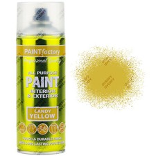 All Purpose Candy Yellow Spray Paint 400ml