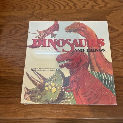 Dinosaurs and Things Board Game by Aristoplay Vintage  Still Sealed
