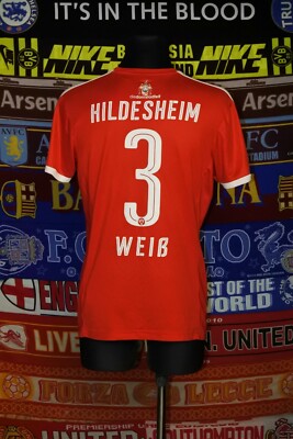 4.5/5 VfV 06 Hildesheim adults L 2016 #4 Weiß match worn football shirt trikot