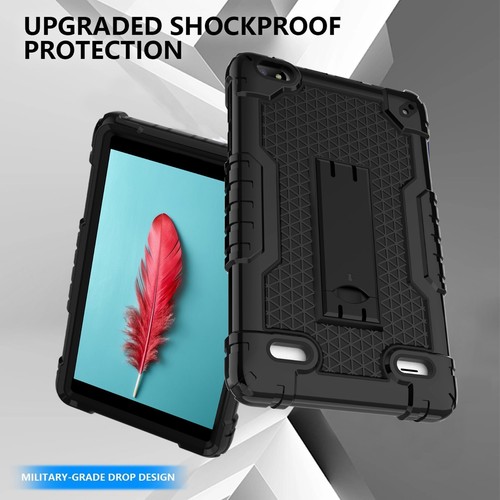 For BLU M8L Tablet 8 Inch Heavy Duty Rubber Case Shockproof Drop-Proof For kids - Picture 56 of 145