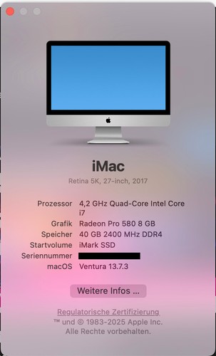 Apple Netzteil / power supply unit für Apple iMac 27" von 2012 bis 2017 - top - Bild 5 von 5