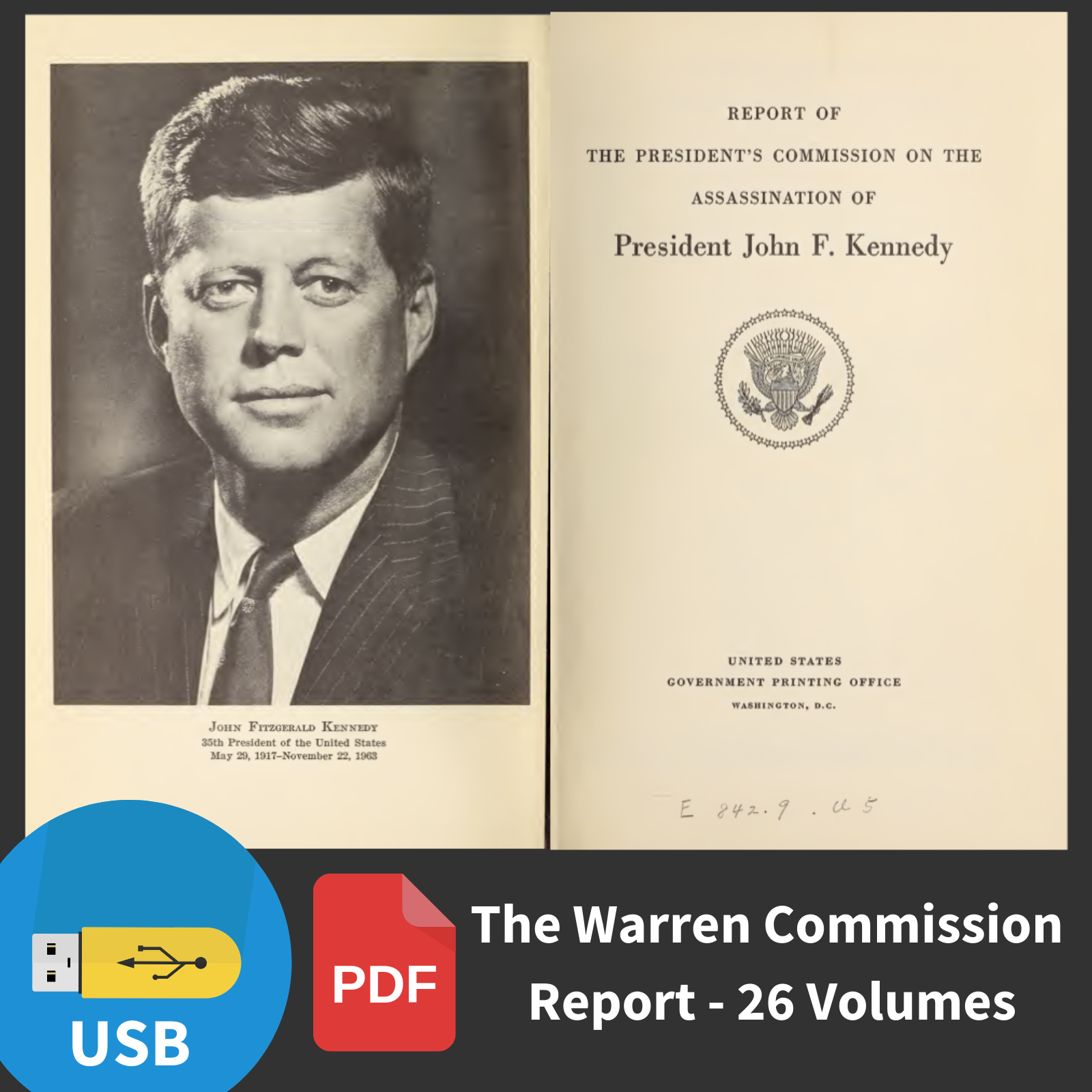 The Full Warren Commission 26 Volumes John F Kennedy