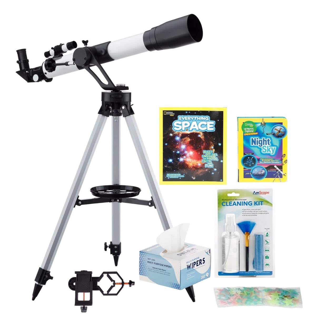 chocoNekoβ　 Comet Seeker Kids Telescope Star Seeker Series with 35X-350X 700x60mm Telescope