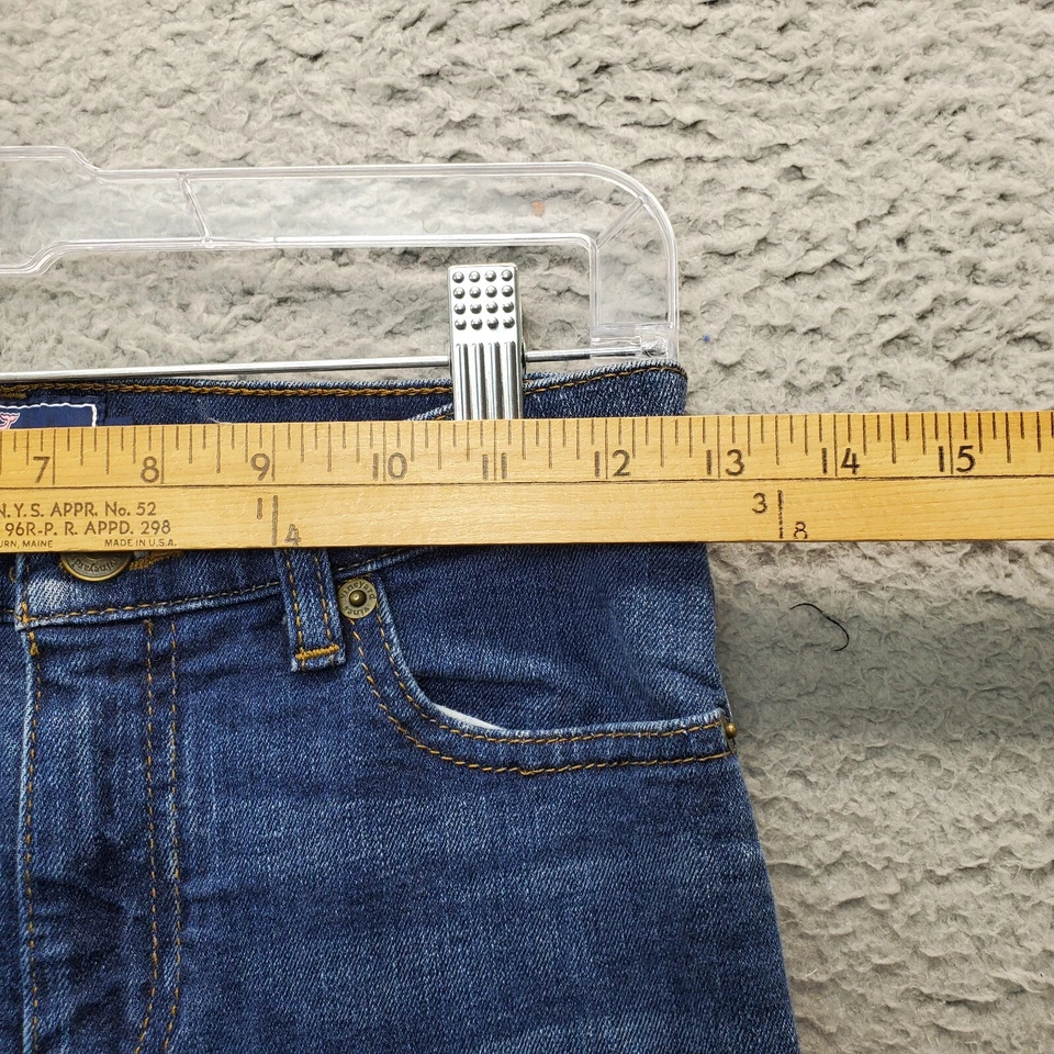 Pantalones de mezclilla Vineyard Vines niñas jóvenes talla 12 azul bolsillo tiro medio pierna recta Foto 3 de 4