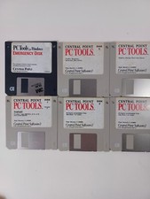 CENTRAL POINT PC TOOLS Version 8 - 3.5" Floppy Disks for DOS Computer Software