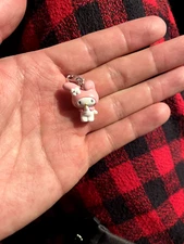 Sanrio Characters My Melody Pale Pink Rabbit Ears Charm Zip Pull
