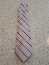 Nautica Mens Checker Pink / Blues Tie