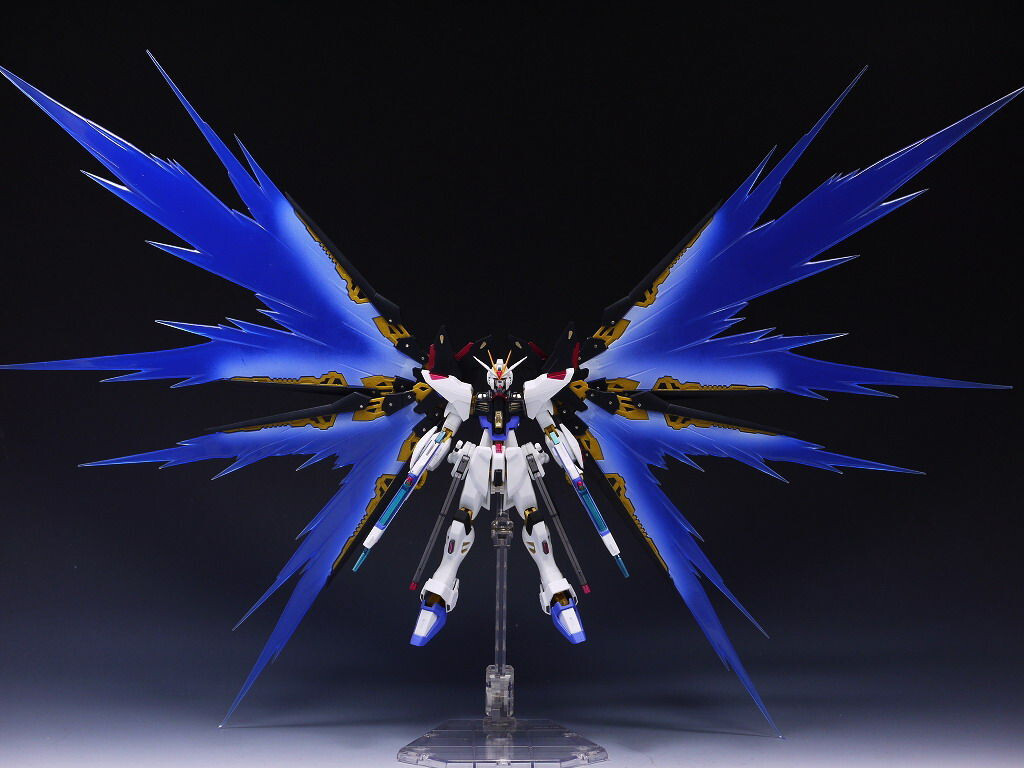 USA BANDAI ROBOT SPIRITS Gundam SEED STRIKE FREEDOM WING OF LIGHT EFFECT  STAND
