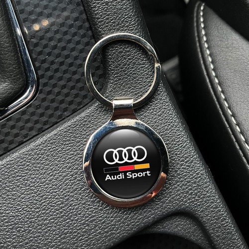 Audi Silicone Logo Metal Keychain, Perfect Quality - Picture 13 of 17