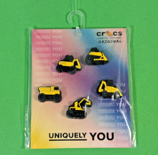 New Original Jibbitz Crocs Charm: Mini Construction 5 Pack