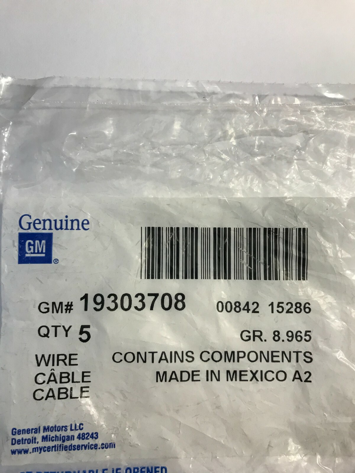 Genuine GM 19303708 Multi-Purpose Wire Connector | eBay