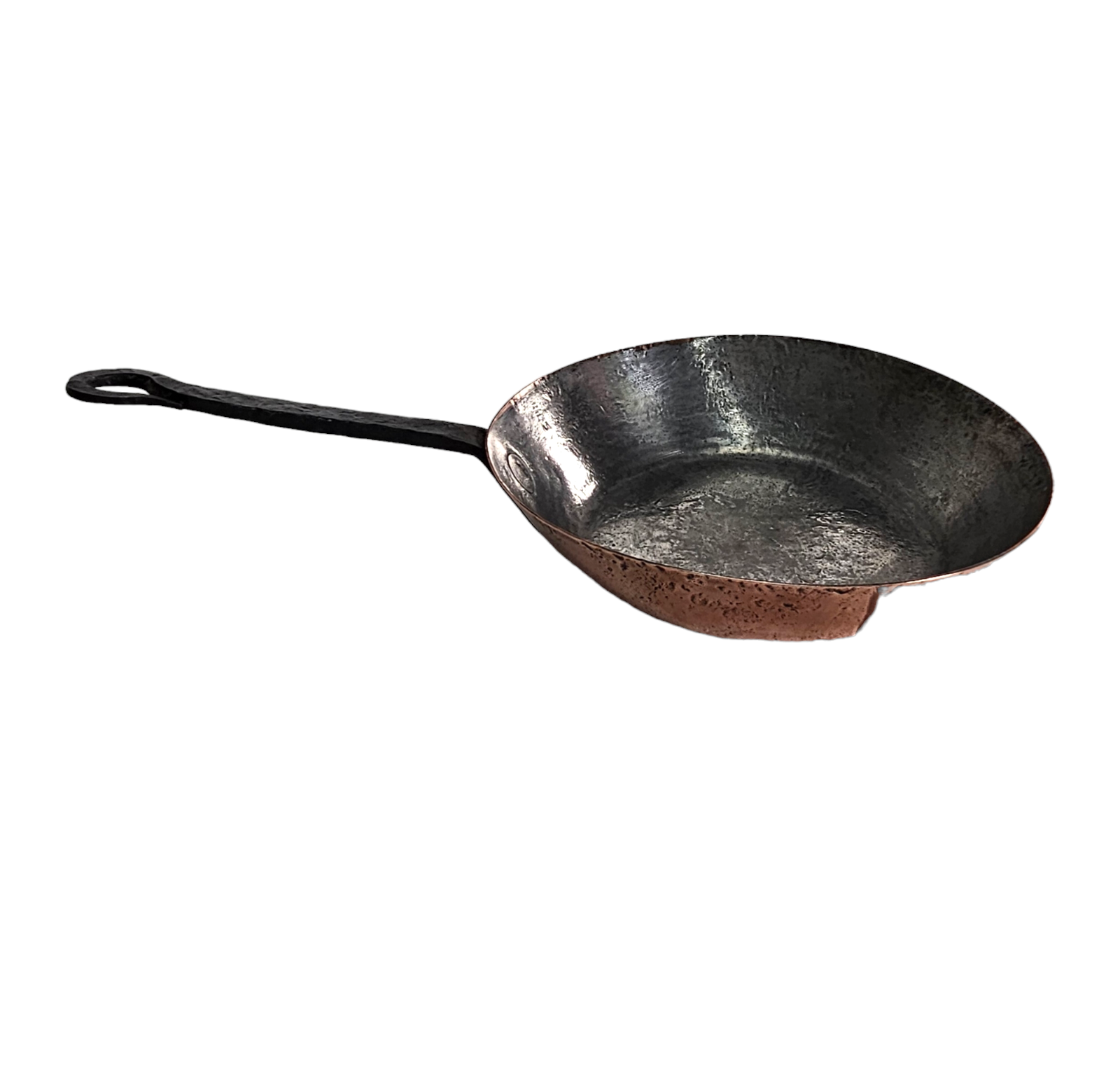 Vintage French Copper Saute Pan Wrought Iron Copper w/ Handle France eBay