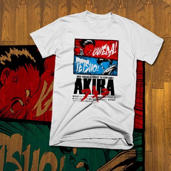 アキラ ( AKIRA ) KANEDA'S MOTORCYCLE TEE akira-bike-logo_comfort-tee-