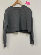 Women s Colsie Half Cut Sweatshirt Size Large
