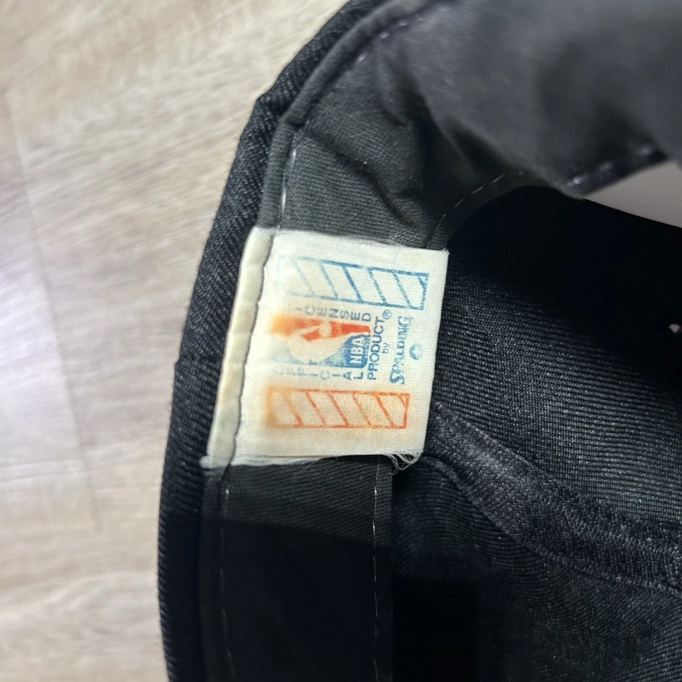 De Colección Spalding Atlanta Hawks Script Snapback Sombrero NBA Negro Gorra Baloncesto Foto 4 de 4