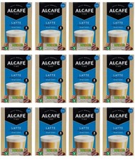 12 x Alcafe Latte Instant Sachets 8 Pack | Frothy And Creamy Coffee