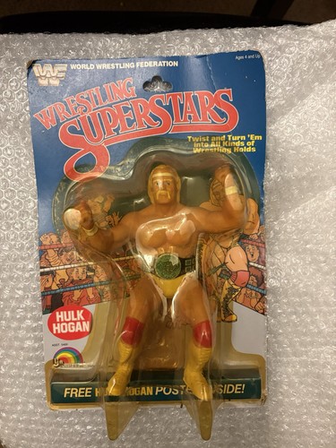 Vintage Hulk Hogan 1984 LJN Figure WWE Titan Sport...