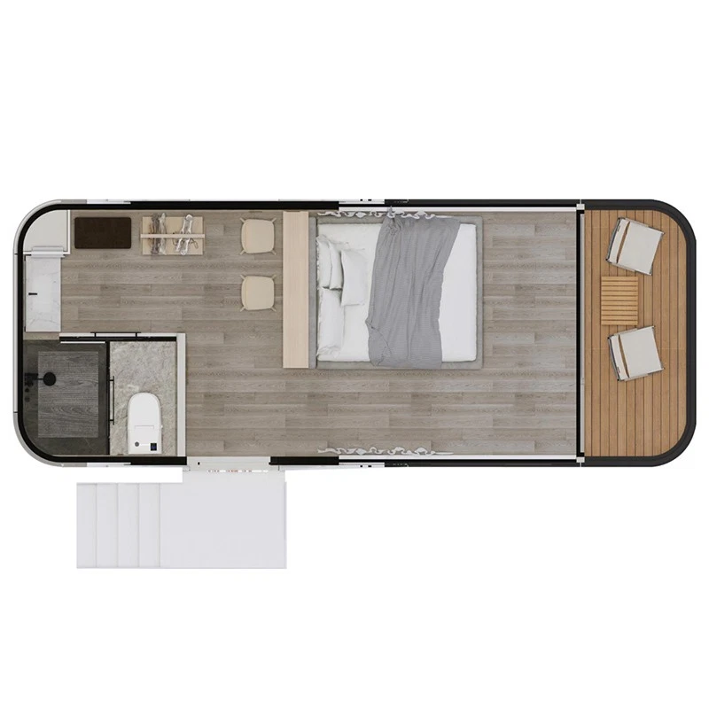 High Quality Earthquake Resistant Portable Living Space Capsule House - Image 4 of 4