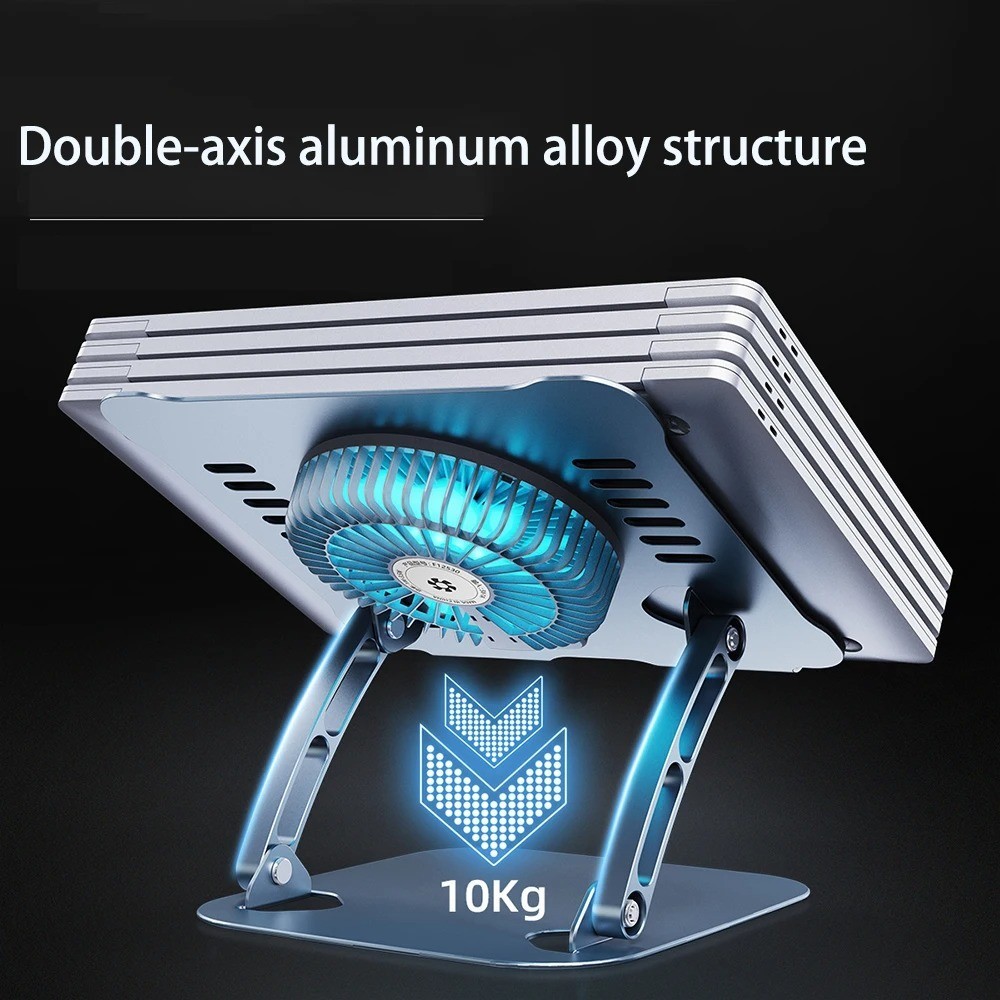 Ergonomic Aluminum Laptop Stand Portable Adjustable Height Holder