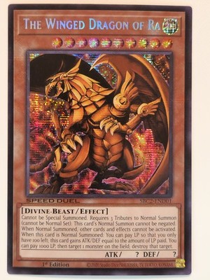The Winged Dragon of Ra SBC2-END01 Speed Duel: Battle City Finals 1st Edition