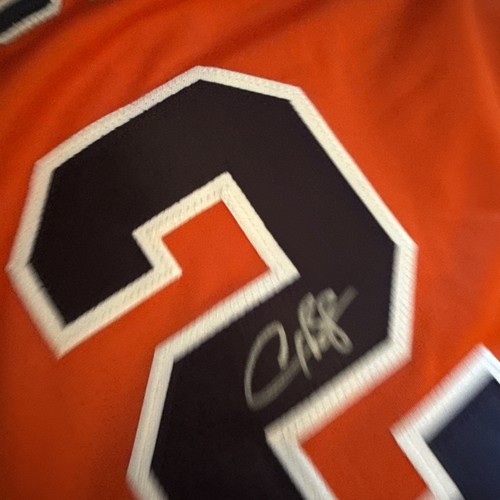 Alex Bregman Authentic Signed Orange Pro Style Jersey GOLD RUSH - Picture 2 of 6