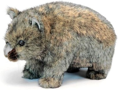 HANSA Wombat BH3249 Realistisches Stofftier Plüschtier 26 cm Made in Philippines