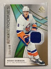 2019-20 SP Game Used Gold #175 Noah Dobson JSY RC 215/599