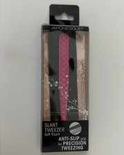 Tweezer Japonesque Stainless Steel Pink Slant Tweezer