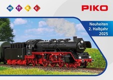Spur N, TT, H0, G PIKO Neuheiten Neuheitenprospekt 2. Halbjahr 2025 - 59 Seiten