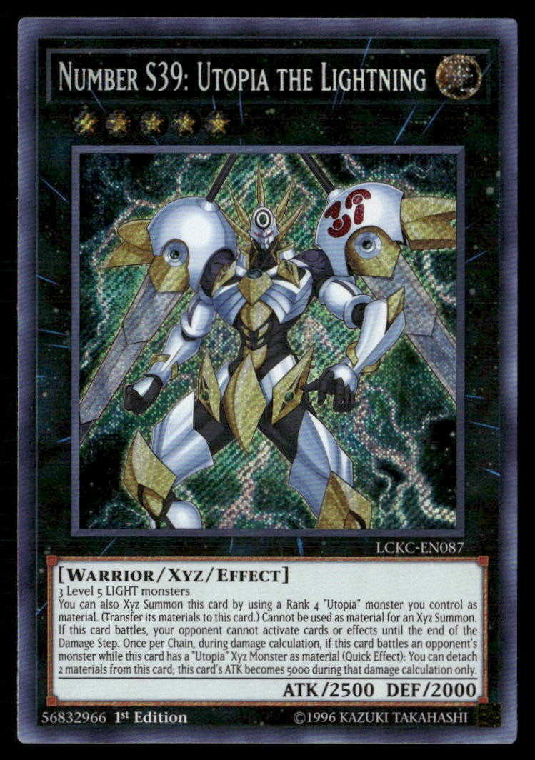 Number S39: Utopia the Lightning Legendary Collection Kaiba LCKC