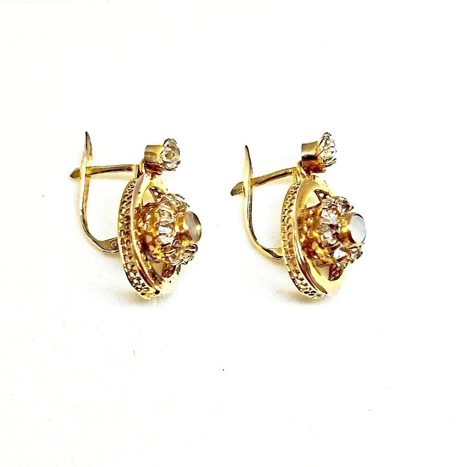 orecchini oro 12 carati usati - Immagine 2 di 3