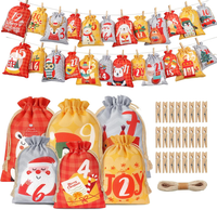 Adventskalender Zum BefüLlen 2025,24 Adventskalender Selber BefüLlen Kinder Stof