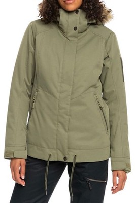 Roxy Meade Damen Winter Skijacke khaki M