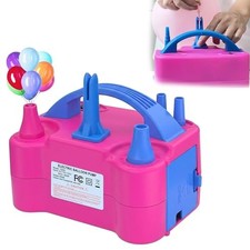 Electric Balloon Pump,New Fast Balloon Tying Tool Rose red 8.2x5.7x6.1"
