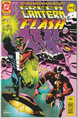   DC CROSSOVER #21 Green Lantern/Flash, Dino Comics 1998 COMICHEFT TOP Z1
