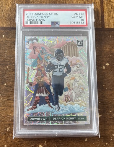 Derrick Henry #DT-19 2021 Panini Donruss Optic Downtown card