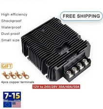 DC DC Converter 12V To 24V 28V 25A 30A 40A 50A Step Up Voltage Regulator Booster