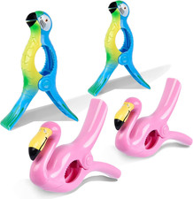 Beach Towel Clips, Jumbo Size Towel Clips for Beach Chairs Cruise Pool Patio or