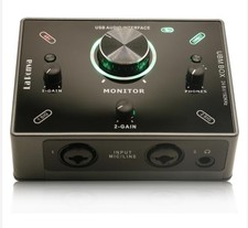 2024 Sleek and Compact USB Audio Interface with Dual Combo XLR/6.3mm Inputs w...