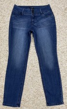 d.Jeans Jeans Women  s Size 12 Skinny Stretch High Rise Blue 32x29 