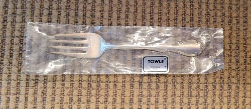 FONTANA BY TOWLE STERLING SILVER SALAD FORK 6-1/2” SEALED IN PACKAGING