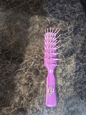 Vintage 1980 Goody Vented Mini Hair brush 6 In Purple