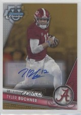 2023 Bowman U Chrome Prospect Gold Refractor 17/50 Tyler Buchner #120 Auto 3c7
