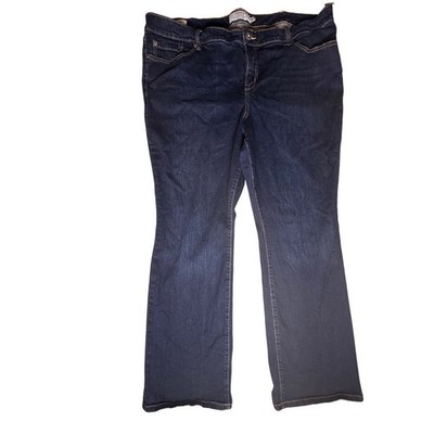 Torrid Denim First At Fit Relaxed Boot Dark Wash Jeans Plus Size 24R-790
