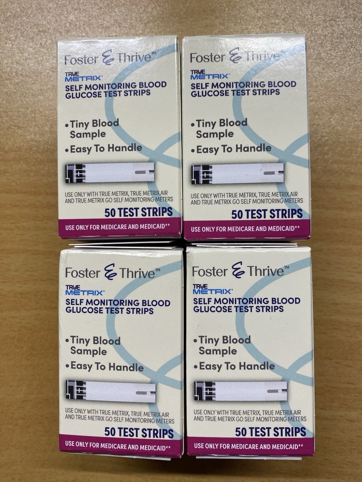 Foster & Thrive Trividia True Metrix Blood Glucose Test Strips Lancets 200 Count