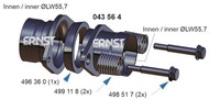 Ernst Reparatursatz Abgasrohr Set 043564 FüR Zafira Opel T98 CC Astra Caravan