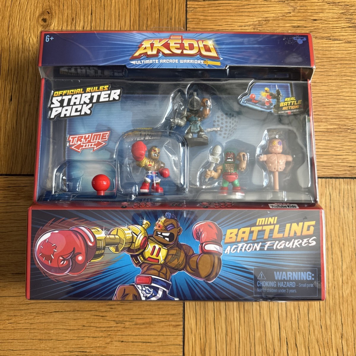 Akedo Ultimate Arcade Warriors Starter Pack Buster Bling Aximus