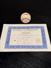 Hank Aaron Signed Baseball with COA